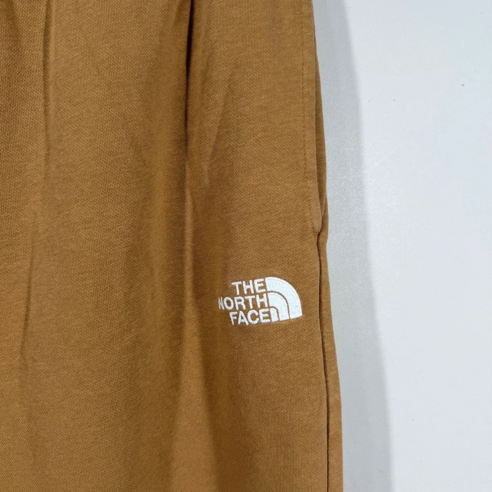 The North Face Mens Circular Design Fleece Sweatpants Brown A84GC Large